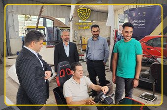 بازدید متخصصان اتحادیه حمل‌ونقل بین‌المللی جاده‌ای (ایرو) از مرکز آموزش نصیر در سازمان راهداری