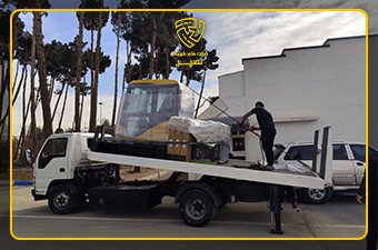 ارسال دستگاه شبیه‌ساز رانندگی حرفه‌ای بیل مکانیکی به مرکز آموزش لوشان سازمان راهداری