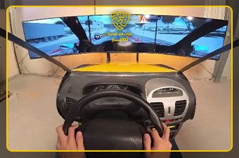 30 ثانیه رانندگی با شبیه ساز در شرایط مختلف